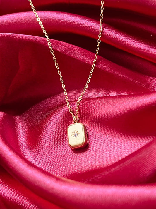 Golden North Star Necklace