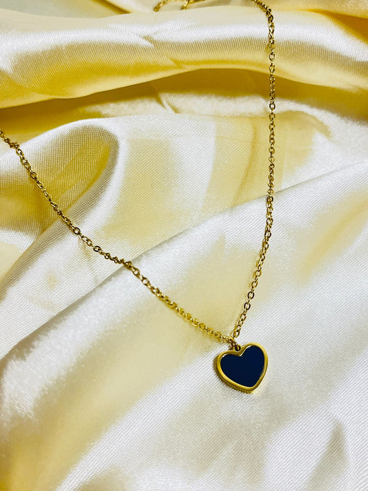 Midnight Heart Necklace 🌙