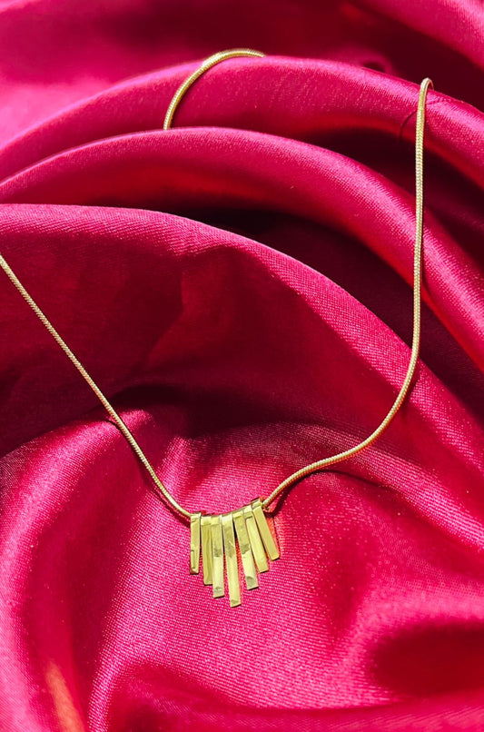 Golden Prism Necklace