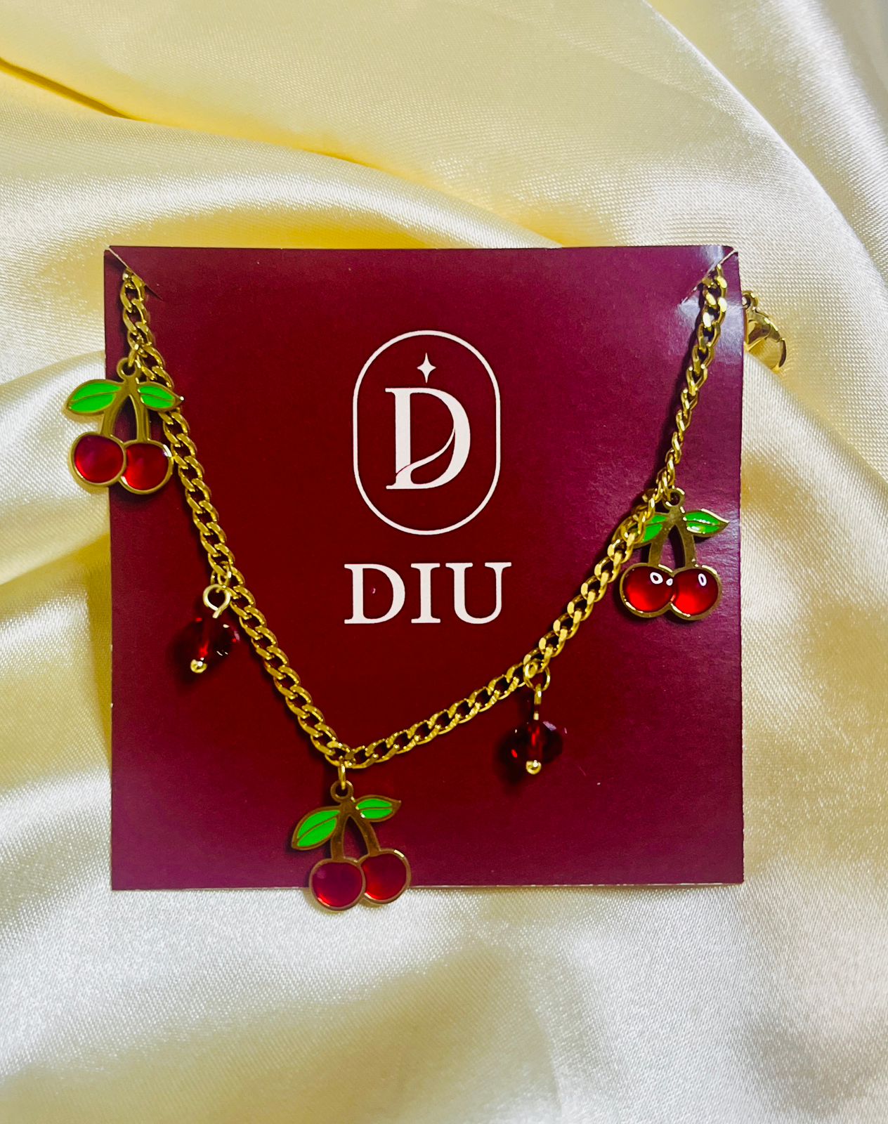 Cherry Charm Bracelet 🍒