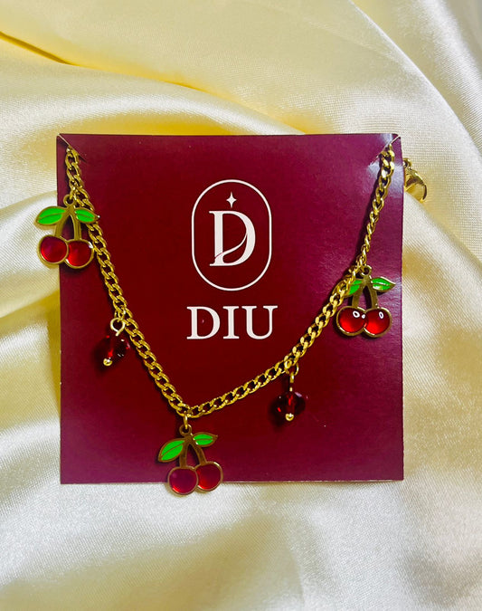 Cherry Charm Bracelet π