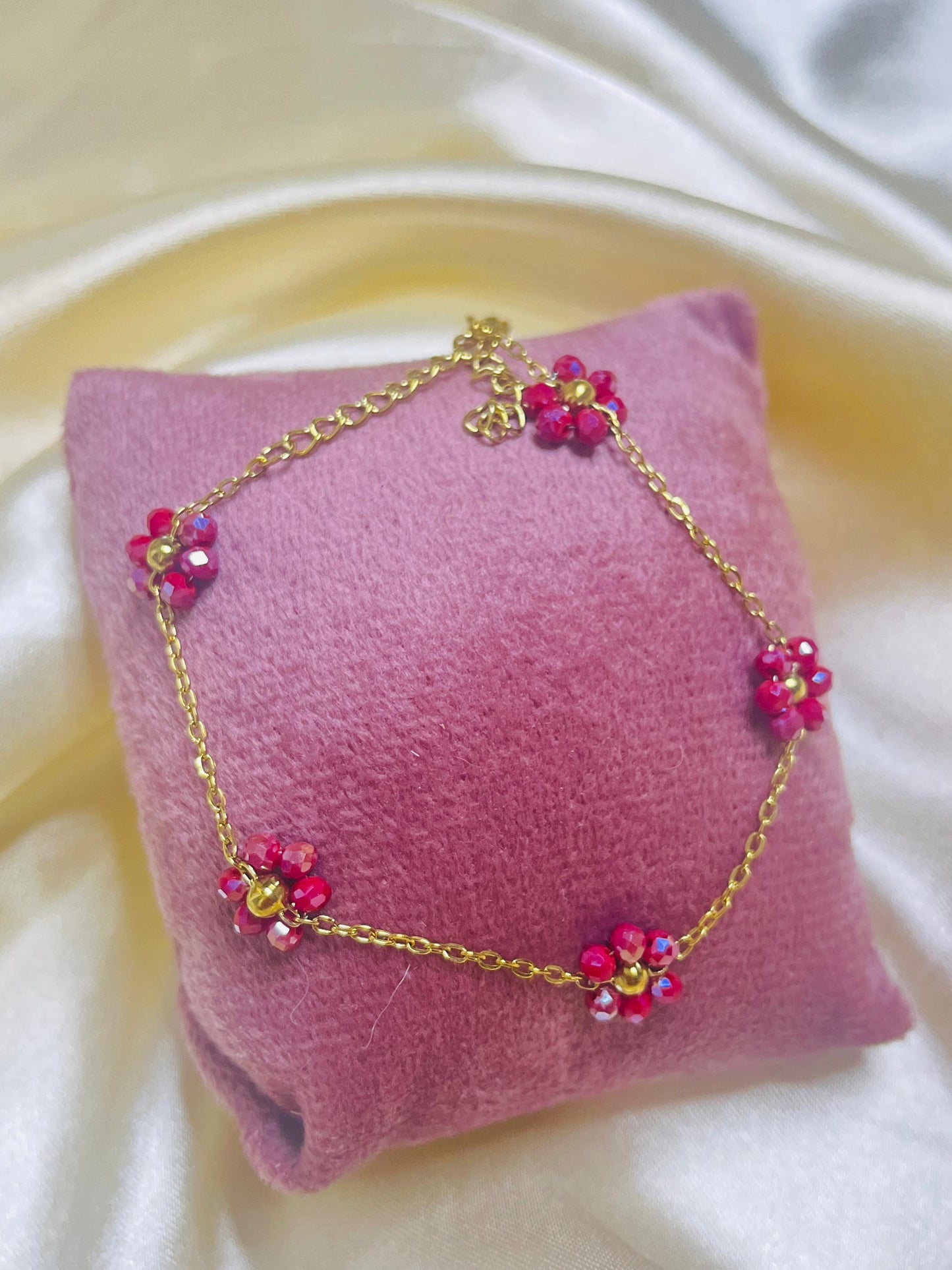 Ruby Beads Bracelet ❤️