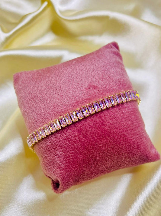 Rosé Shine Tennis Bracelet