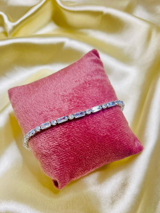 Dual Shine Tennis Bracelet