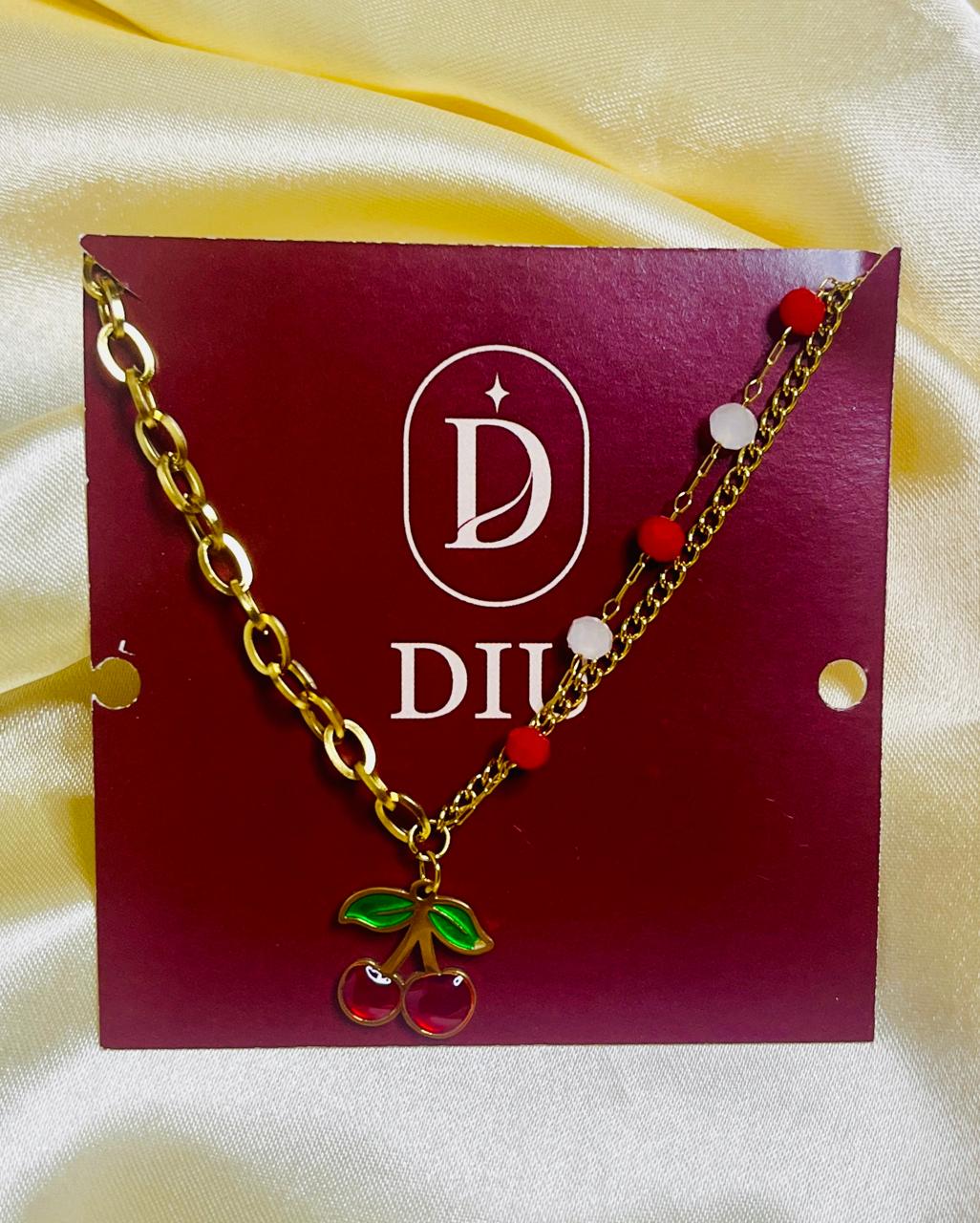 Cherry Chain Bracelet