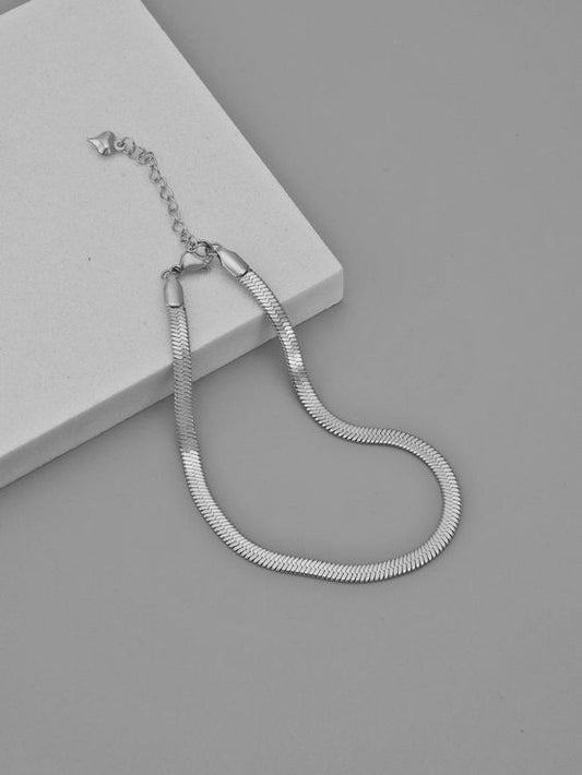 Sleek Silver  Bracelet